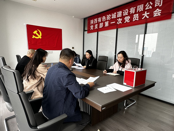 凝心聚力啟新程，有色駝城黨支部正式成立！